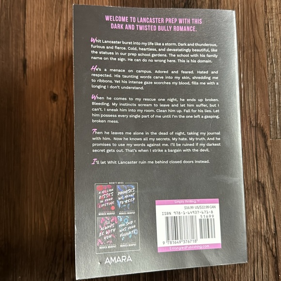 Things I wanted to say by Monica Murphy book - Picture 2 of 2